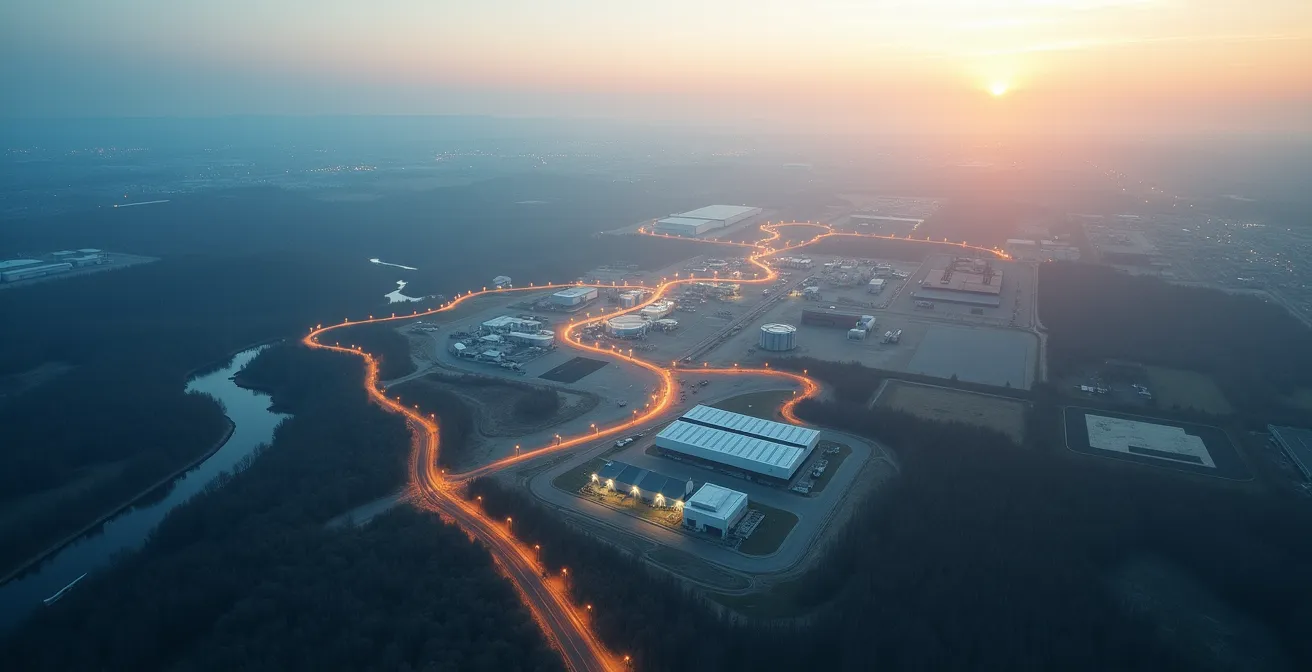 Carte du Québec montrant le réseau de distribution local de produits écologiques