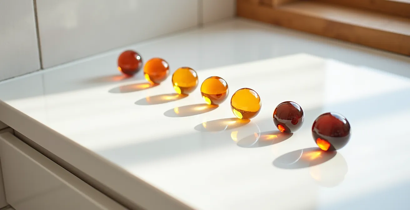 Vue minimaliste d'un tableau de suivi de performance de nettoyage avec des graphiques colorés